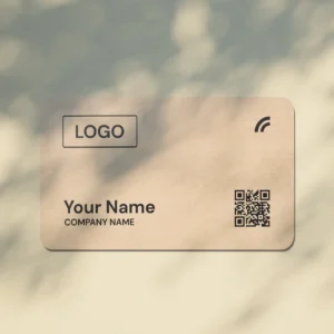 Maple Wooden NFC Business Card