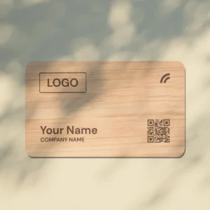 Bamboo Wooden NFC Business Card
