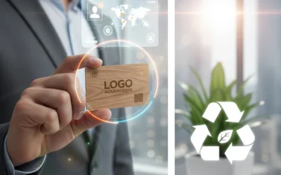 Network Your Way to a Greener Planet: The Sustainable Advantage of a Single Wooden Business Card